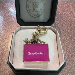 Juicy Couture Shopping Bag Charm; Rare and Discontinued